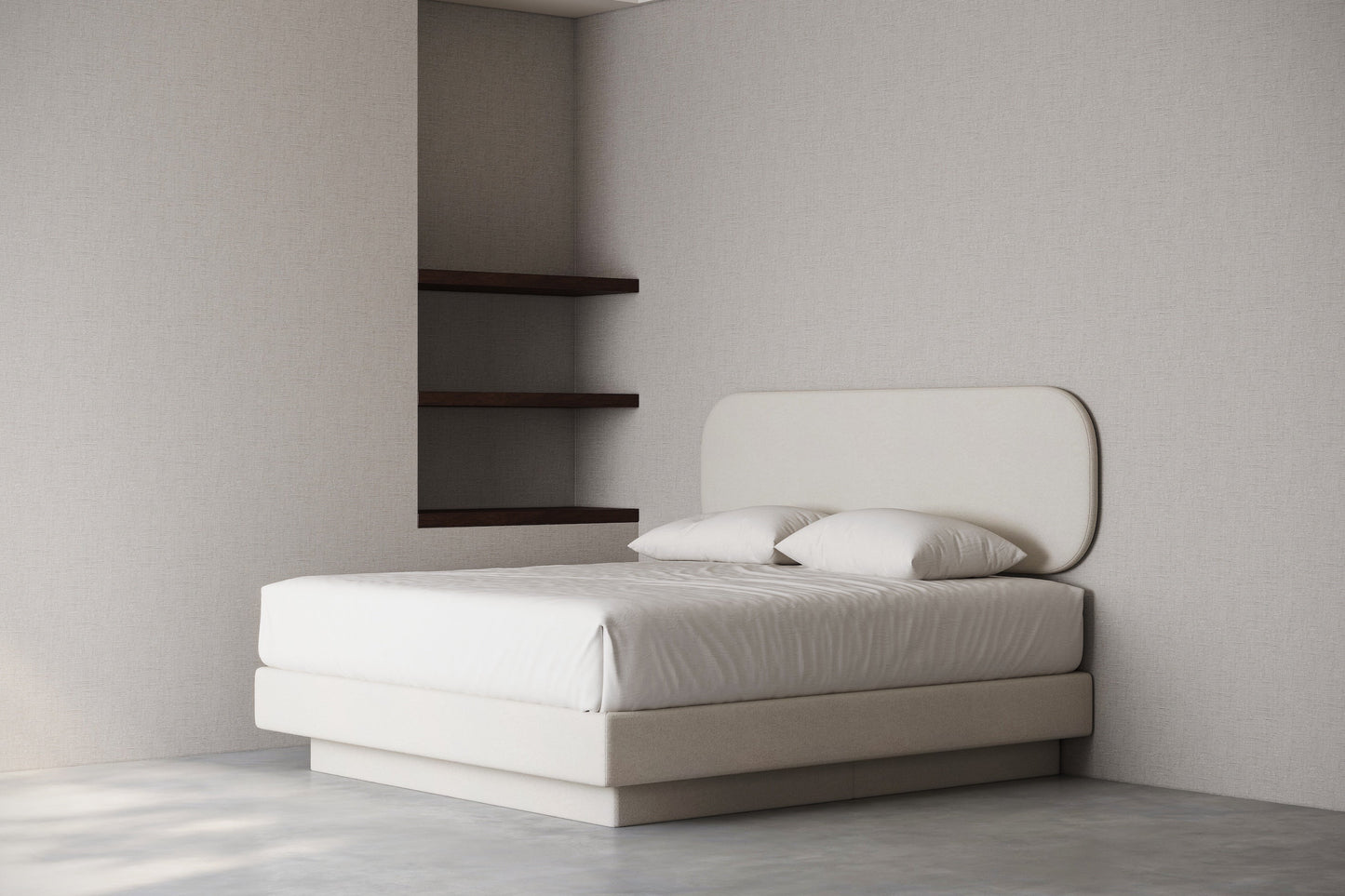 Above bed