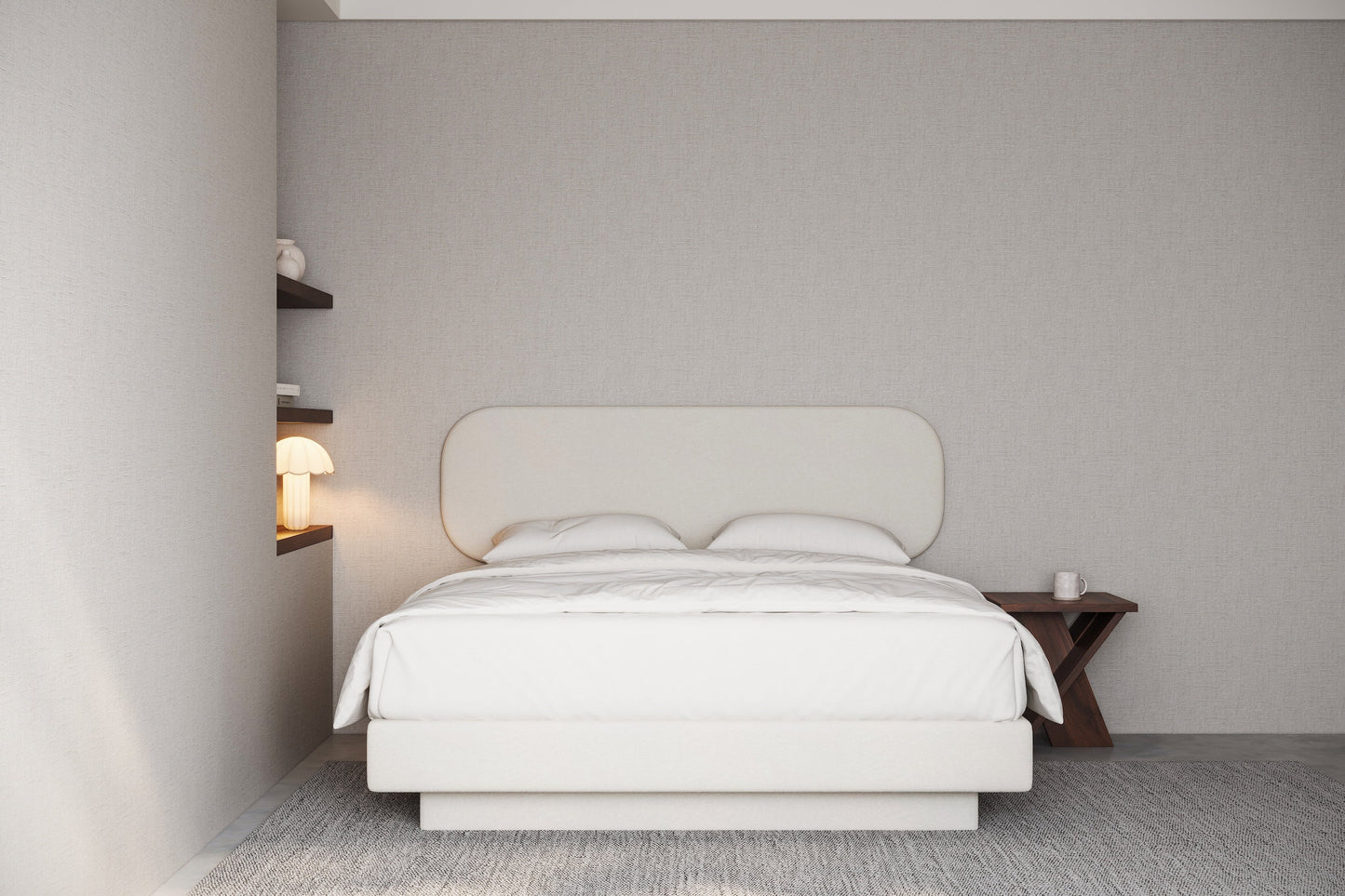Above bed