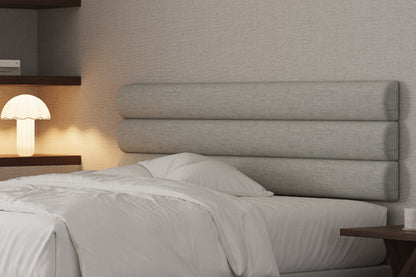 Layers Above wall hung headboard