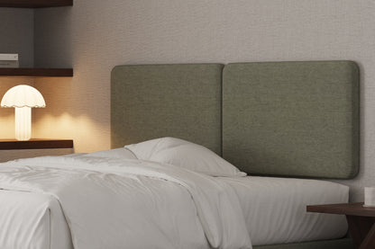 Pair Above wall hung headboard