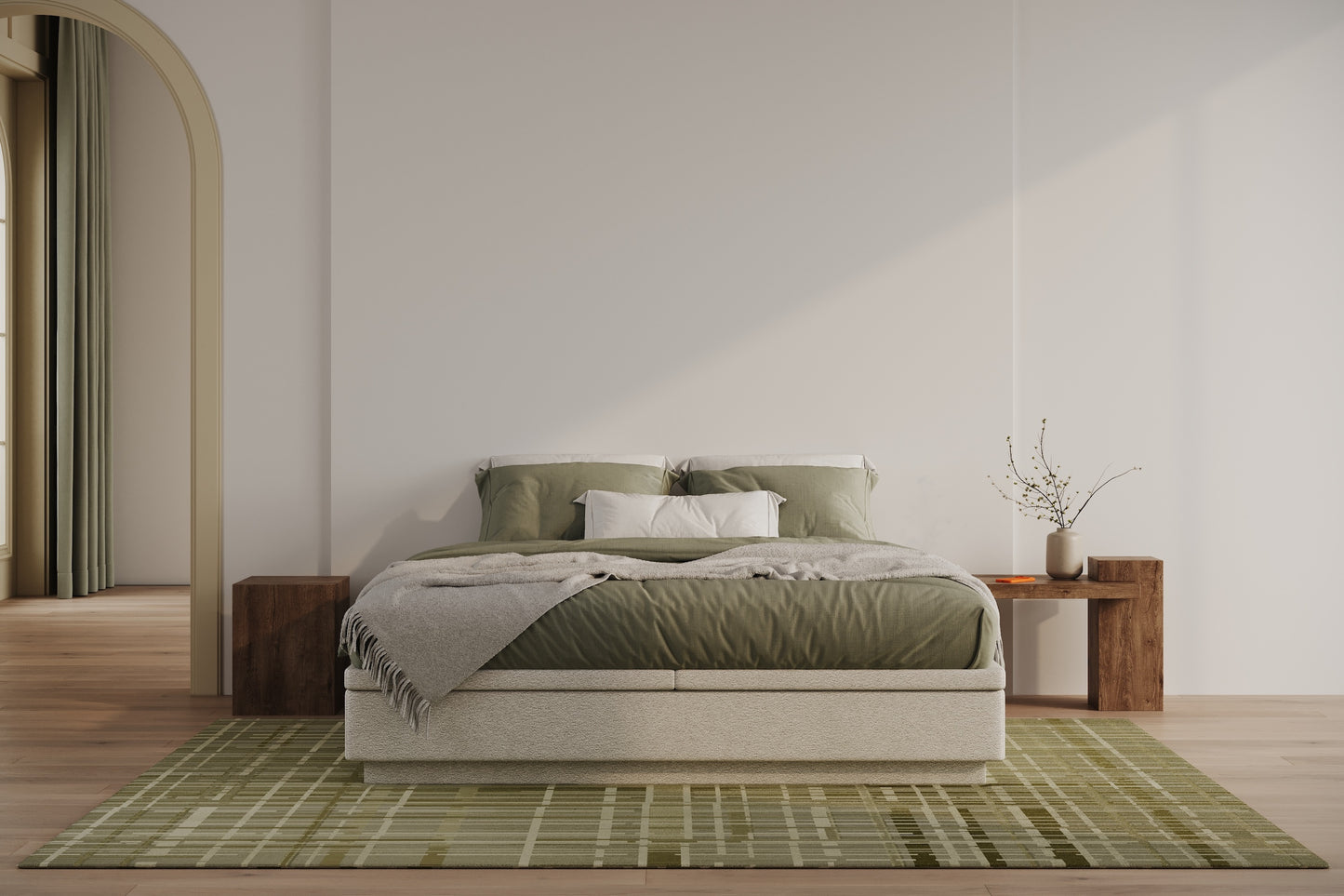 Tidy storage bed base