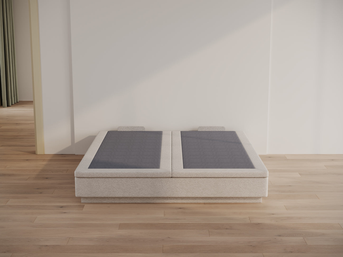 Tidy storage bed base