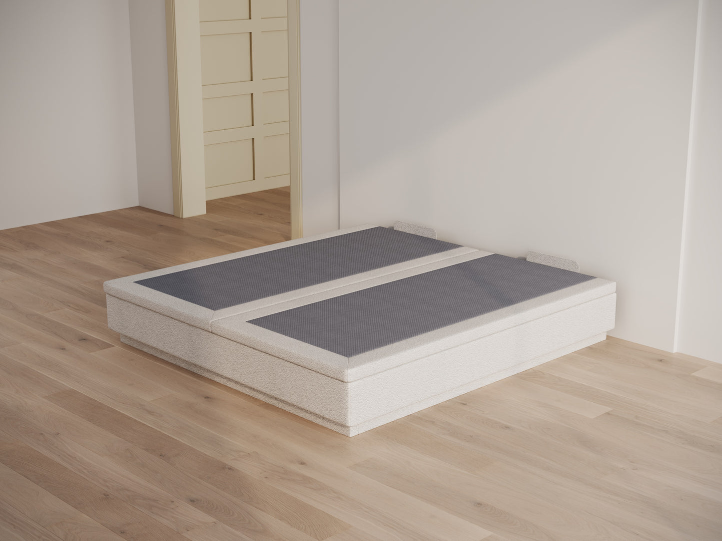Tidy storage bed base