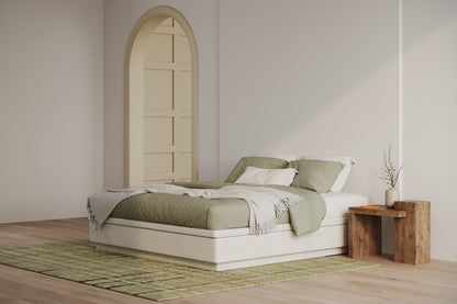 Tidy storage bed base