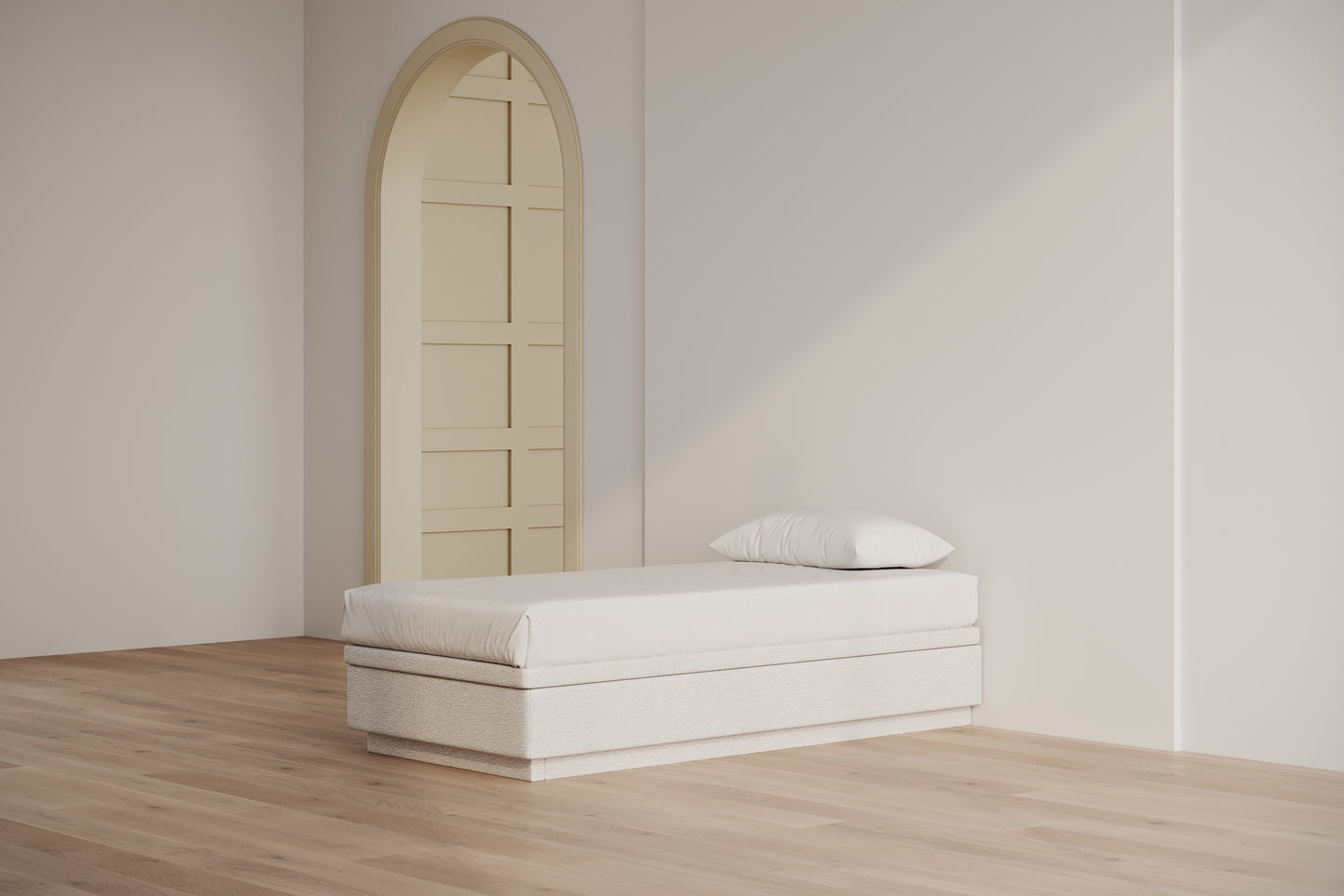 Tidy storage bed base