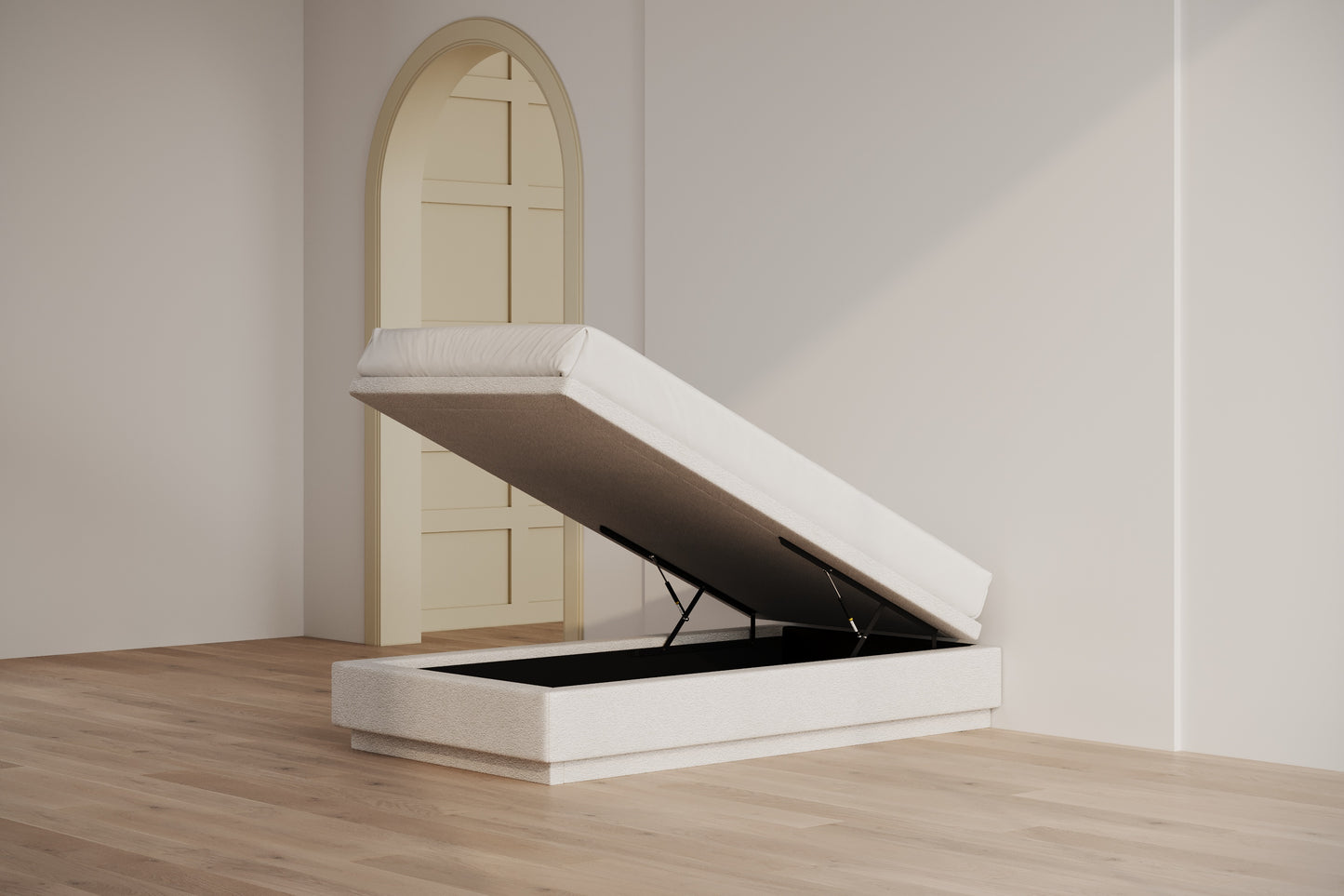 Tidy storage bed base